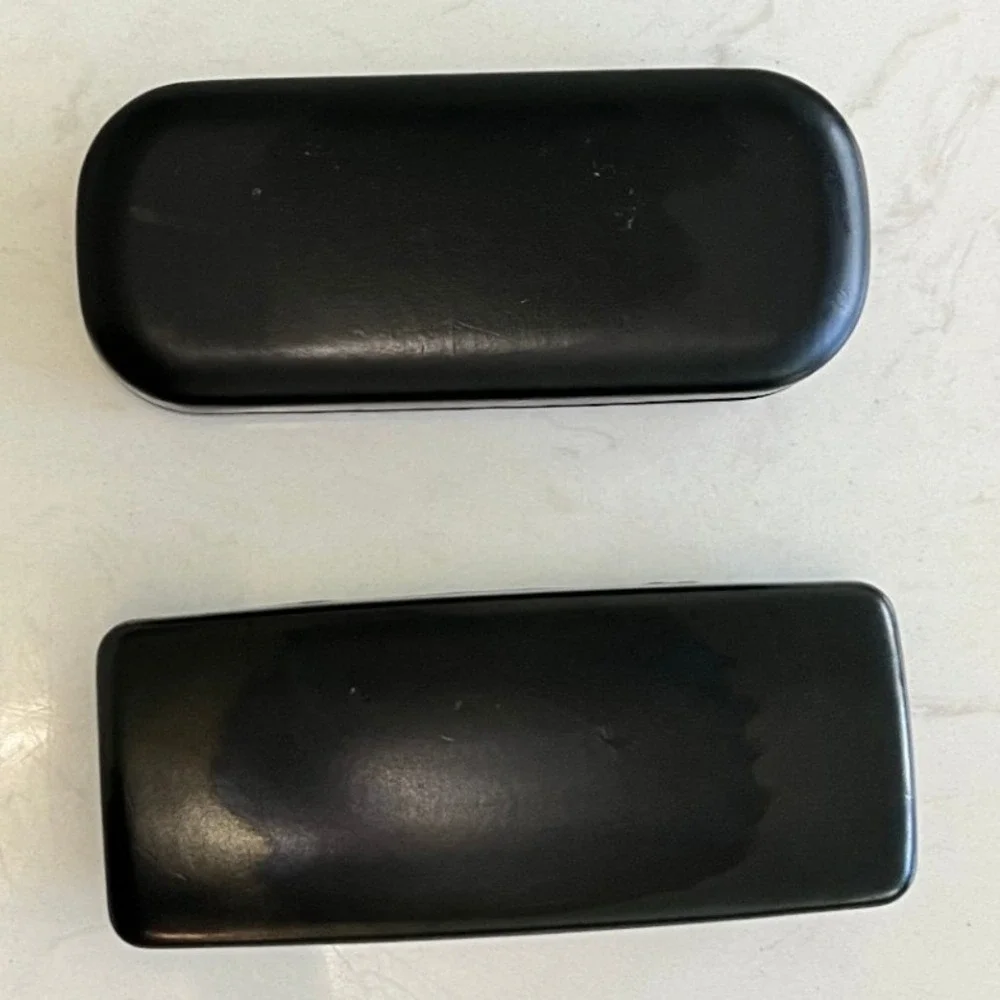 Ralph Lauren Black Hard Clam Shell Eyewear Sunglasses Case‎ Designer Preppy Lot